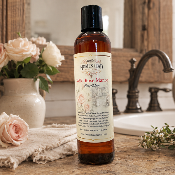 Wild Rose Maner Body Wash – Rose Floral Body Wash