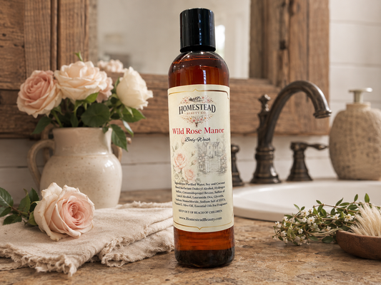 Wild Rose Maner Body Wash – Rose Floral Body Wash