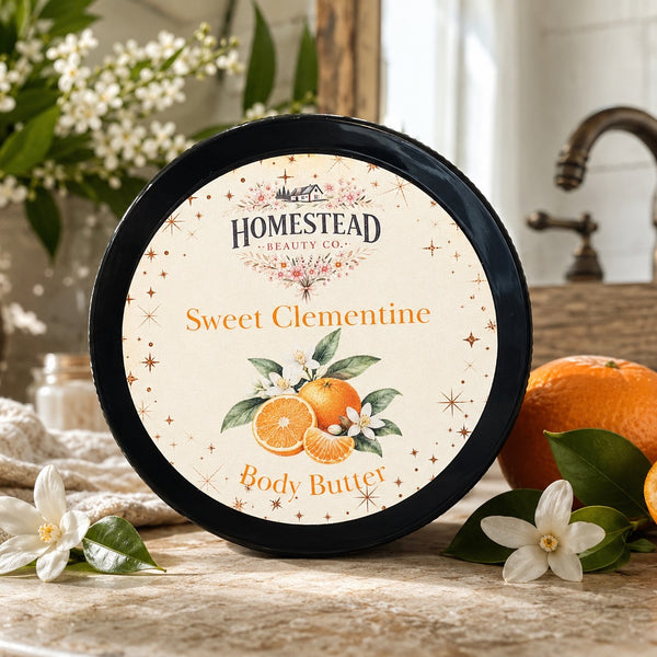 Sweet Clementine Body Butter – Orange Blossom Moisturizer