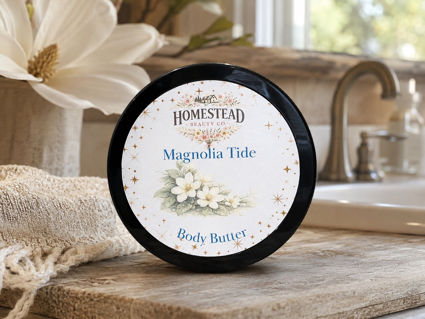 Magnolia Tide Body Butter – Floral Moisturizer for Dry Skin