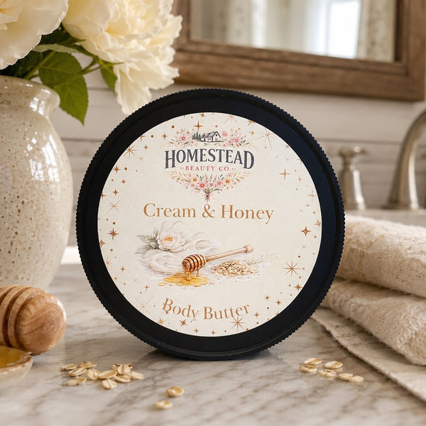 Cream & Honey Body Butter – Oatmeal Honey Moisturizer