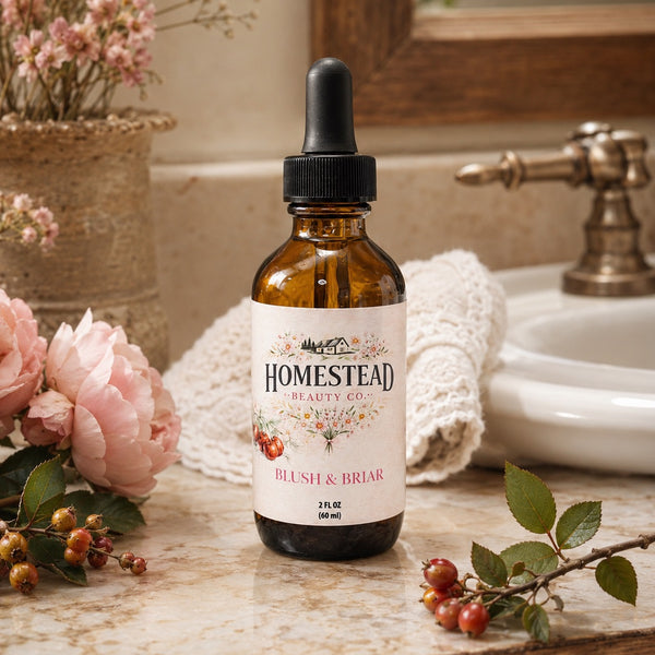 Blush & Briar Women’s Hair Oil – Cherry & Rose Petals
