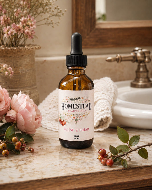 Blush & Briar Women’s Hair Oil – Cherry & Rose Petals
