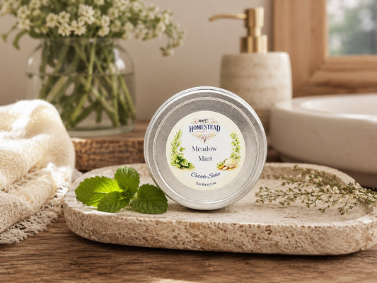 Meadow Mint Cuticle Salve – Nourishing Nail & Cuticle Balm